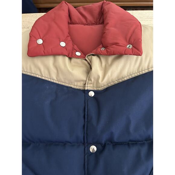 VTG Duxbak‎ Down Puffer Vest Reversible Outdoors Hunting Gorpcore XL - Picture 11 of 13